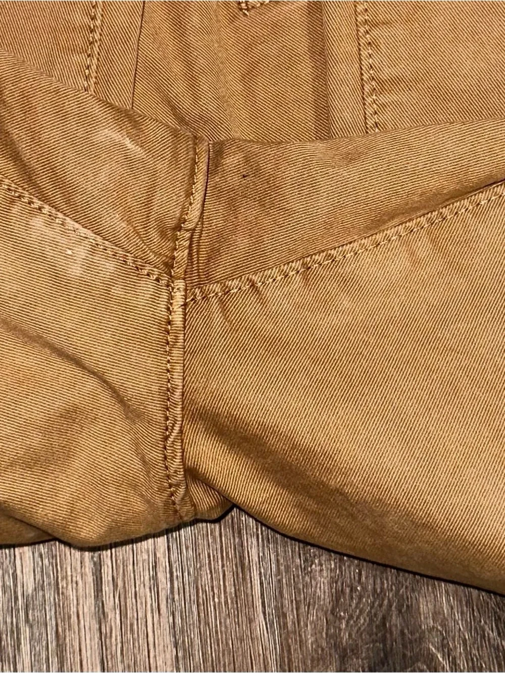 American Eagle COTTON Original Slim Straight Leg Tan Pants - Picture 6 of 6